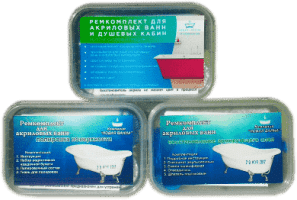 Ремкомплект для ремонта акриловых ванн своими руками Ремкомплект для акриловых ванн